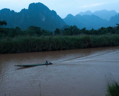 Relief Karstique, Nam Song river, Laos